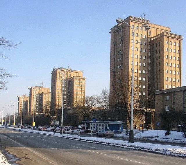 Housing estates in Rozdělov, built in the 1950s