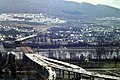 Südbrücke im Bau, März 1972