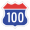 Korea Expressway No.100.svg