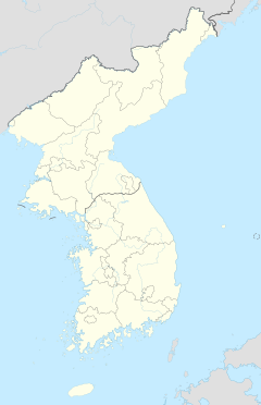 起火地点在朝鲜半岛的位置