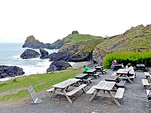 The National Trust cafe at Kynance Cove