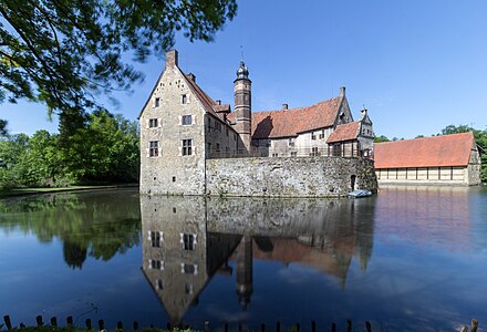 Burg Vischering in Lüdinghausen, North Rhine-Westphalia, Germany