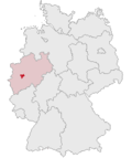 Localização de Mettmann na Alemanha