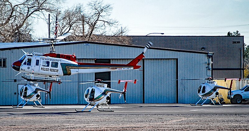 File:Las Vegas Metropolitan Police Department choppers at North Las Vegas Airport.jpg