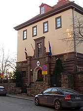 Ambassade de Lettonie, Valter Jung 10 rue Armfeltintie.