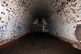 Le magasin à poudre de 66,5 tonnes de poudre noire.