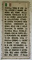 English: Plaque (a961) on Leri Cavour, Italy Italiano: targa del 1961 a Leri cavour, frazione di Trino (VC)