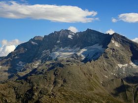 Las cumbres de Levanna desde el paso de Nivolet.