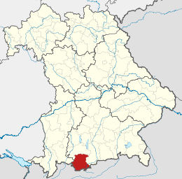 Circondario di Garmisch-Partenkirchen – Localizzazione