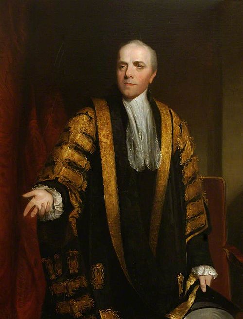 Lord Grenville as Chancellor of Oxford, by William Owen, c. 1809-25