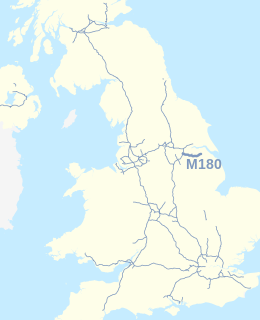 M180 motorway Motorway in England