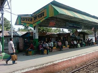 Madhyamgram railway station Railway Station in West Bengal, India