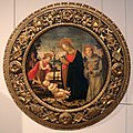 Maestro di marradi, madonna col bambino, san giovannino e san francesco d'assisi, 1490 ca.jpg