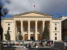 Courts of Justice building in Valletta, Malta Malta Valletta BW 2011-10-07 10-41-05.JPG