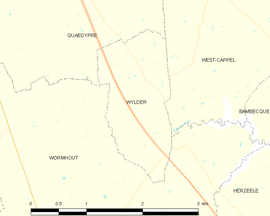 Mapa obce Wylder