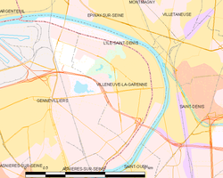 拉加雷讷新城城区地图