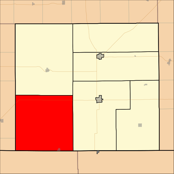 File:Map highlighting Township Number 2, Harper County, Kansas.svg