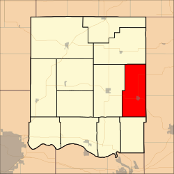 Map highlighting Union Township, Jefferson County, Kansas.svg