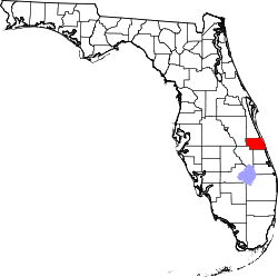 Map of Florida highlighting Indian River County.svg