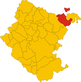 Localizarea Badia Tedalda în Provincia Arezzo