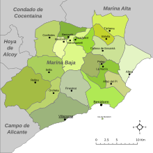 Mapa de la Marina Baja.svg