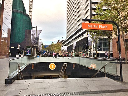 How to get to Martin Place Station with public transport- About the place