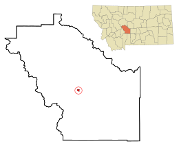 Manantiales de azufre blanco - Mapa