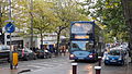 Metrobus 489 (YN53 RZB), a Scania OmniDekka/East Lancashire Coachbuilders bus, in Mount Pleasant Road, Tunbridge Wells, Kent on route 291.