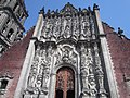 Main facade of the Sagrario Metropolitano (Metropolitan Cathedral of Mexico City)