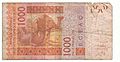 1000西非法郎纸币