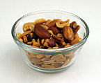 Bowl of culinary nuts