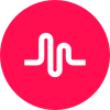 Musical.ly vector logo.svg