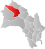 Ål markert med rødt på fylkeskartet