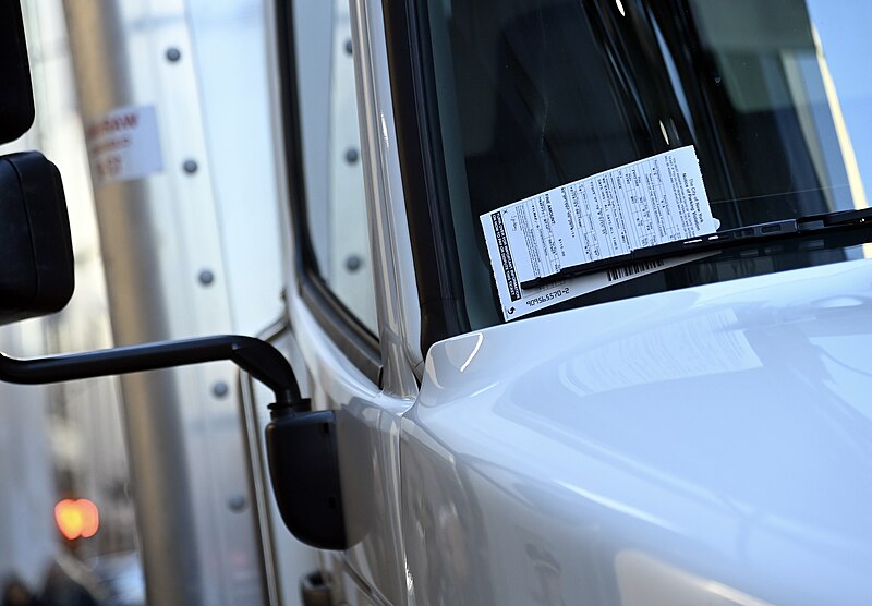 File:NYC Transit Joins NYPD to Ticket Vehicles Illegally Parked in Bus Lanes (53397974805).jpg