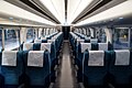 Interior of a 2200 series car, showing limited express-style seating configuration