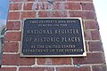 National Register of Historic Places plaque at 101 E Screven St.