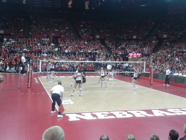 Nebraska vs. Penn State at the Devaney Center on November 30, 2013