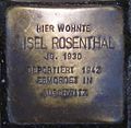 Stolperstein Lisel Rosenthal vor dem Haus Hauptstraße 18-20 in Neheim