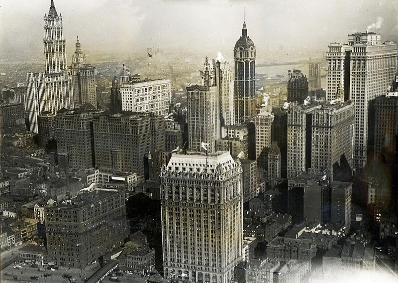 File:New York City aerial view 1919.jpg