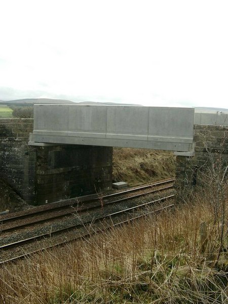 File:New replacement railway bridge at Crawick - geograph.org.uk - 153324.jpg