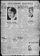 Night Firing At Newport Causes Reign of Terror; Searchlights Play on Strike Zone As Hundreds Shots Are Fired, Messenger Inquirer Tue Dec 20 1921.jpg