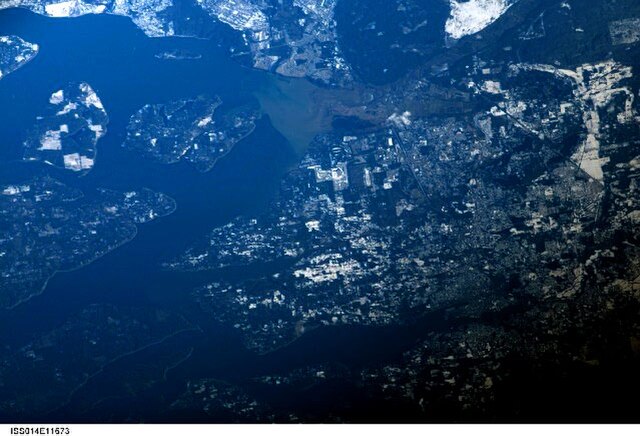 Astronaut photograph of Olympia, Washington, taken from the International Space Station (ISS)