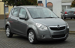 Opel Agila 1.2 ecoFLEX Edition (B) – Frontansicht, 7. April 2011, Velbert.jpg