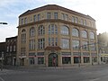 Deutsch: unter Denkmalschutz stehendes Kaufhaus in Oranienburg, Lehnitzstraße 1 / Ecke Bernauer Straße