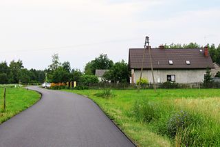 Podlasie, Żyrardów County Village in Masovian, Poland