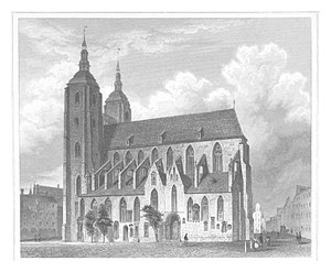 St Mary Magdalene Church in Breslau (19th-century drawing) POPPEL(1852) p2.621 BRESLAU, ST. MARIA-MAGDALENEN-KIRCHE.jpg