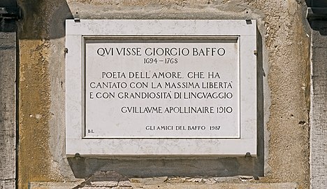 Palazzo Bellavite (Venice) - Giorgio Baffo.jpg