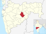 Parbhani in Maharashtra (India).svg