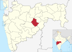 Kart over Parbhani