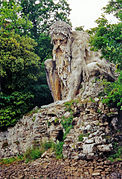 Apeninlerin alegorisi.  1580. Floransa yakınlarındaki Villa Pratolino